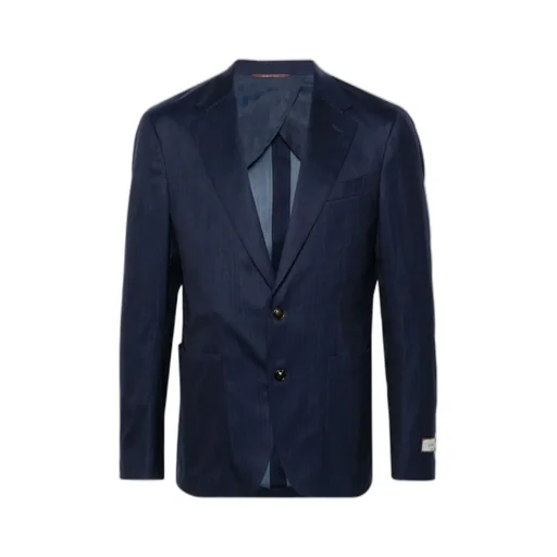 Striped Wool-Blend Blazer