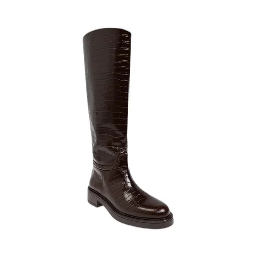 Stuart Weitzman Celia Embossed Boots