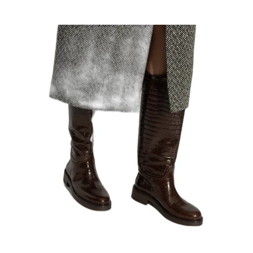 Stuart Weitzman Celia Embossed Boots