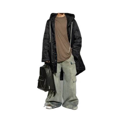 Rick Owens Drkshdw Oversized Zipped Parka