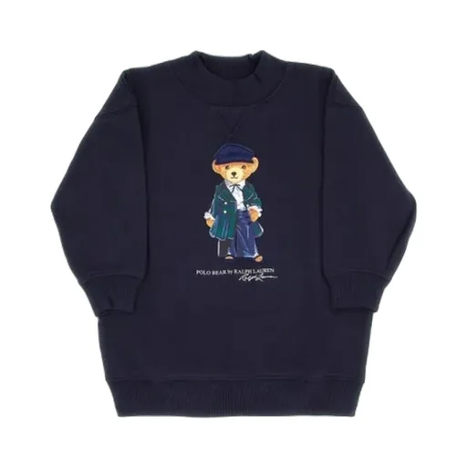 Polo Ralph Lauren Kids Polo Bear Printed Crewneck Dress
