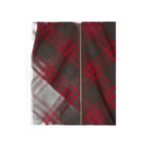 Burberry Checked Belted Waist Bomber Jacket