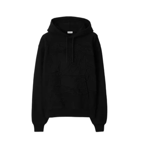 Burberry Drawstring Oversized-Fit Hoodie