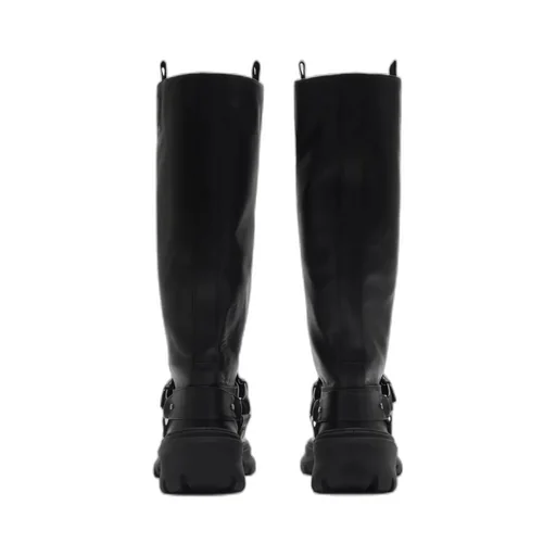 Burberry Buckle-Detailed Knee-High Boots