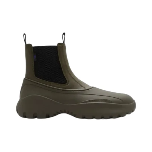 Burberry Scoot Round-Toe Ankle Chelsea Boots
