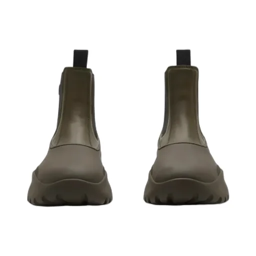 Burberry Scoot Round-Toe Ankle Chelsea Boots