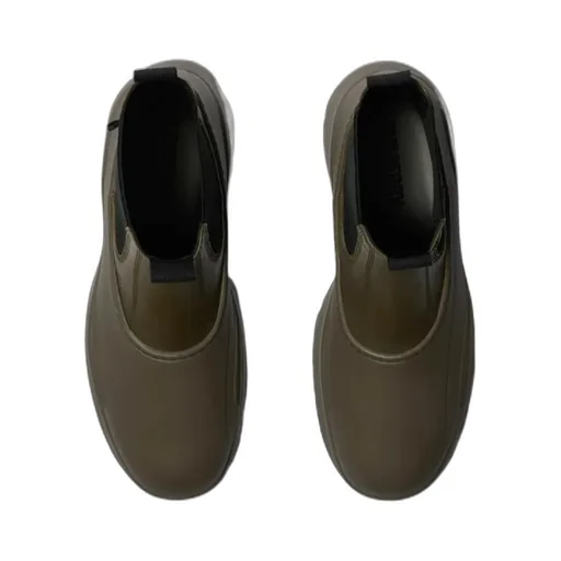 Burberry Scoot Round-Toe Ankle Chelsea Boots