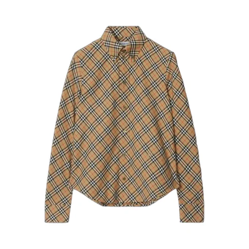 Burberry Check Printed Buttoned Shirt