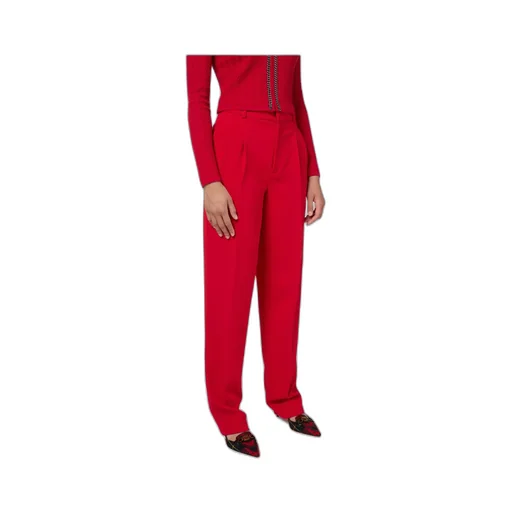 Elisabetta Franchi Double-Dart Stretch CrÊPe Trousers