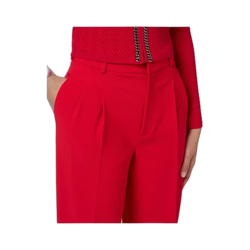 Elisabetta Franchi Double-Dart Stretch CrÊPe Trousers
