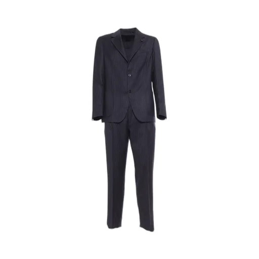 Lardini Single Breasted Striped Two-Piece Suit