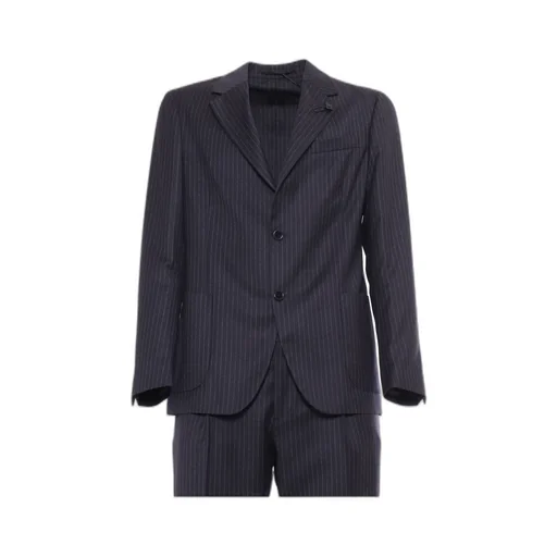 Lardini Single Breasted Striped Two-Piece Suit