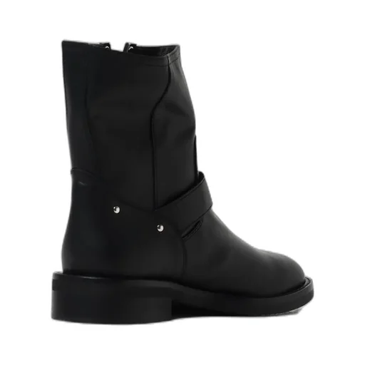 Via Roma 15 Buckle Strap Ankle Boots