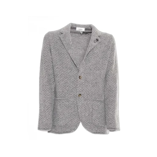 Lardini Brooch-Detailed Tailored Blazer
