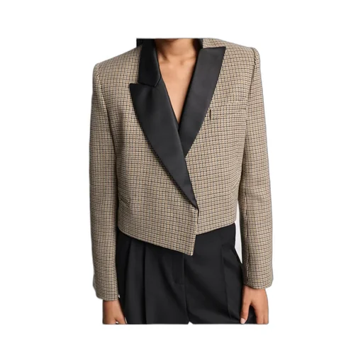 Dorothee Schumacher Gaphic Elegance Cropped Blazer