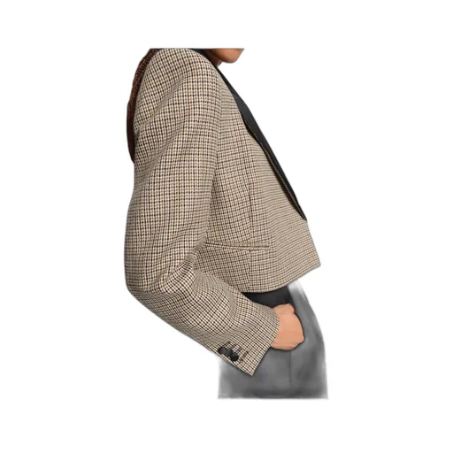 Dorothee Schumacher Gaphic Elegance Cropped Blazer