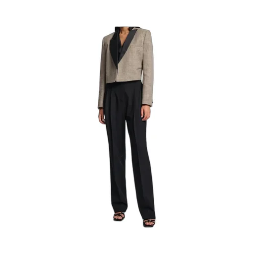 Dorothee Schumacher Gaphic Elegance Cropped Blazer