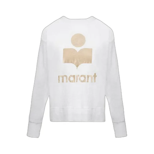 Isabel Marant ÉToile Logo Printed Long-Sleeved T-Shirt