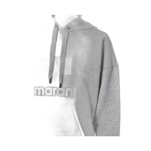 Isabel Marant ÉToile Mansel Logo Printed Drawstring Hoodie