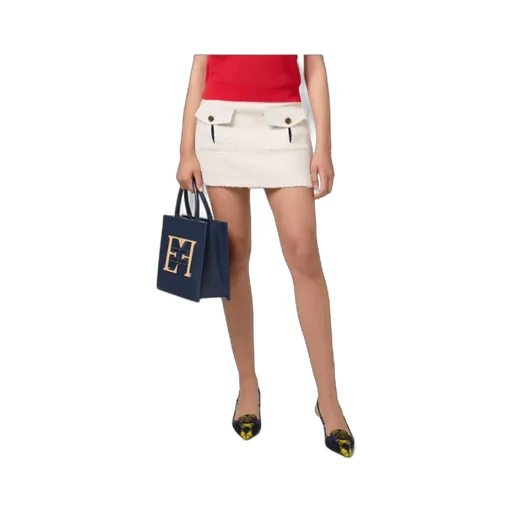 Elisabetta Franchi Tweed Miniskirt