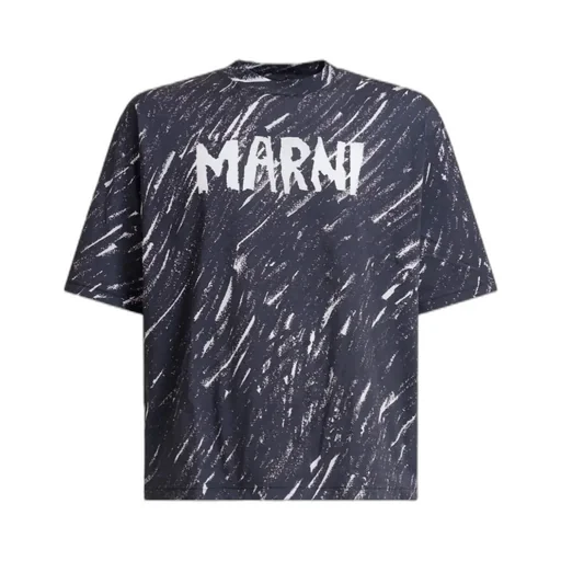 Marni Logo Printed Crewneck T-Shirt