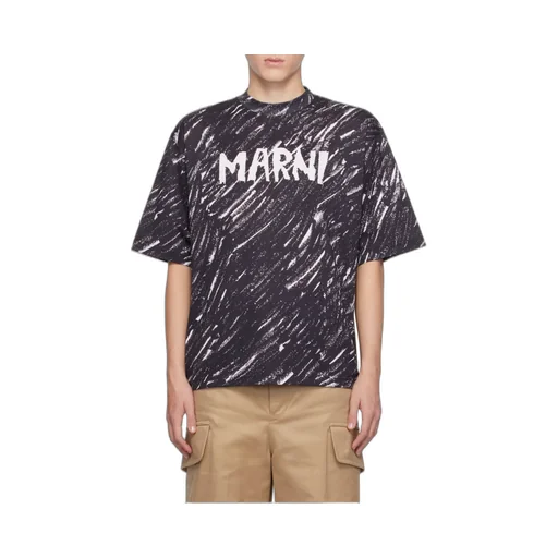 Marni Logo Printed Crewneck T-Shirt