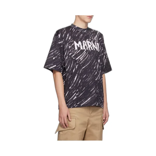 Marni Logo Printed Crewneck T-Shirt