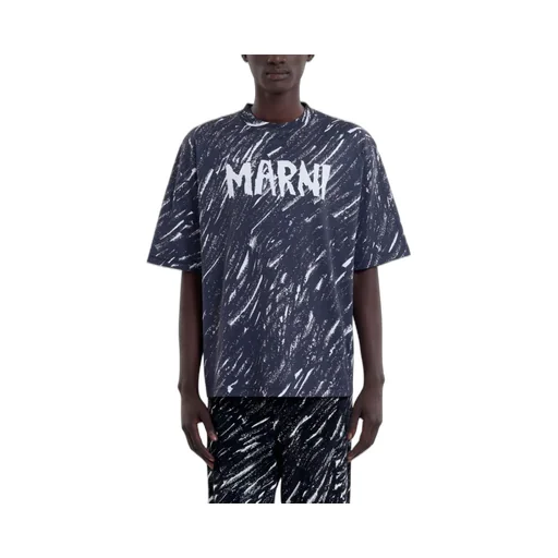 Marni Logo Printed Crewneck T-Shirt
