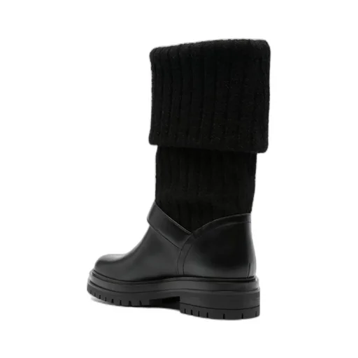 Gianvito Rossi Thurso Strap Detailed Pull-On Biker Boots