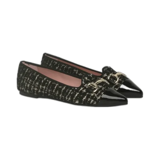 Houndstooth Flat Shoes
