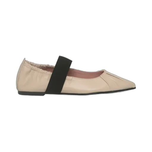 Pleated Pointed Flats