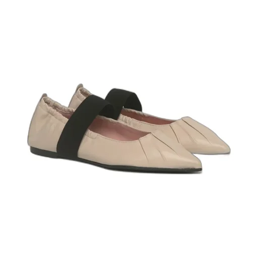 Pleated Pointed Flats
