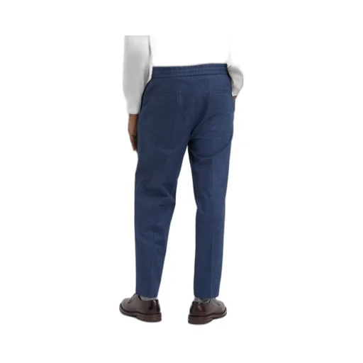 Brunello Cucinelli Drawstring Pleated Tapered Trousers