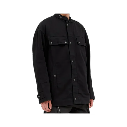 Dries Van Noten Viskin Snap-Button Fastened Jacket