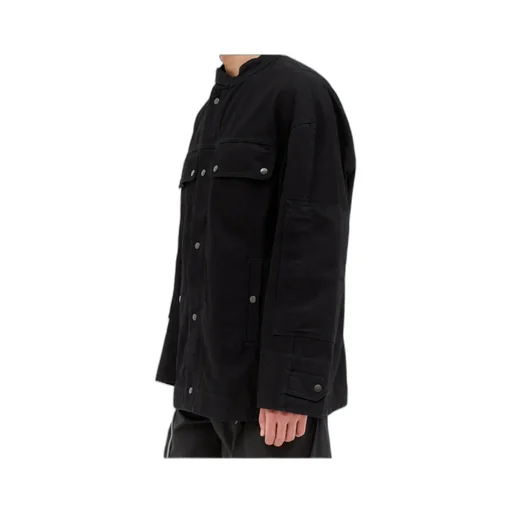 Dries Van Noten Viskin Snap-Button Fastened Jacket