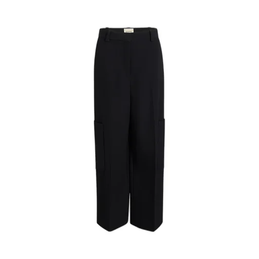 High-Waist Design Casual Pants