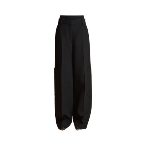 High-Waist Design Casual Pants