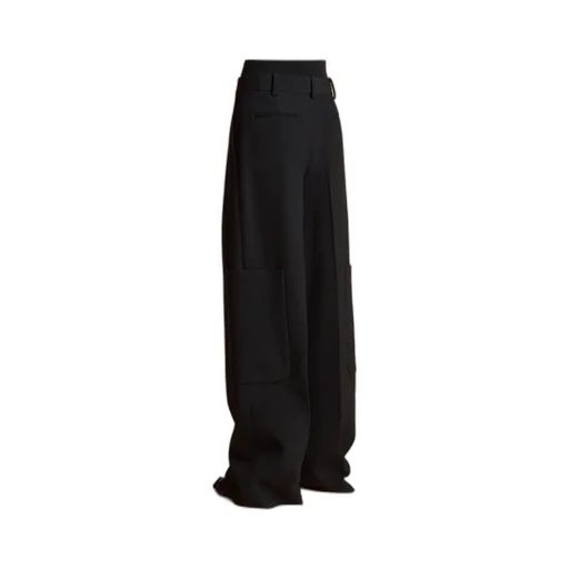 High-Waist Design Casual Pants