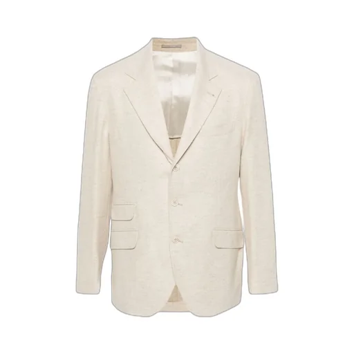 Single-Breasted Herringbone Blazer