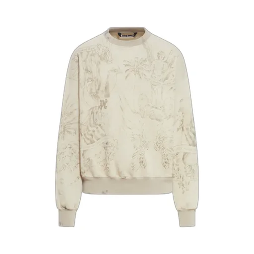 Palm Angels Graphic Printed Crewneck Sweatshirt