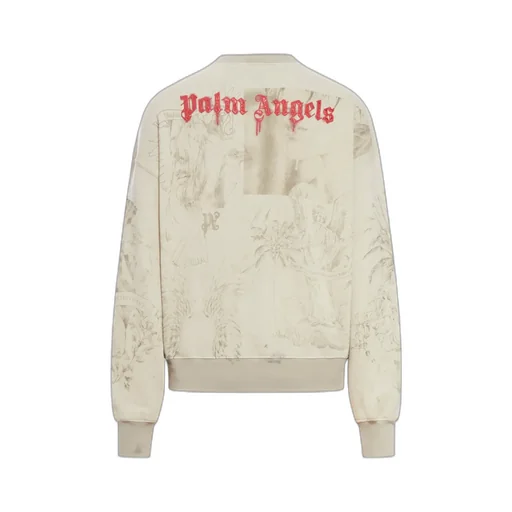 Palm Angels Graphic Printed Crewneck Sweatshirt