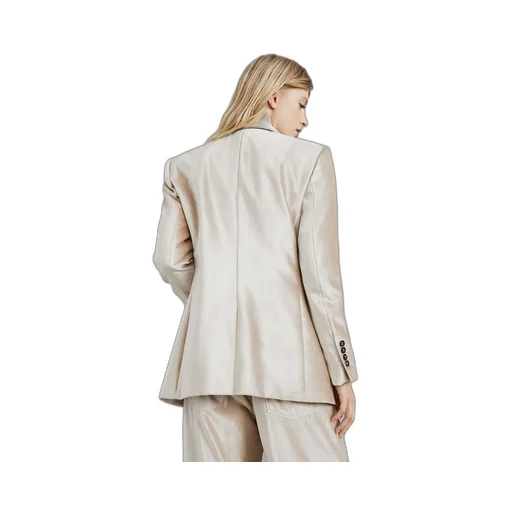 Brunello Cucinelli Monili Embellished Sleek Velvet Blazer