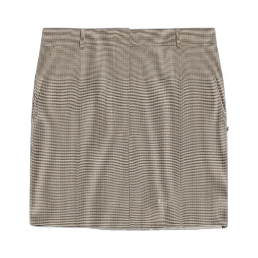 Checked Mini Skirt