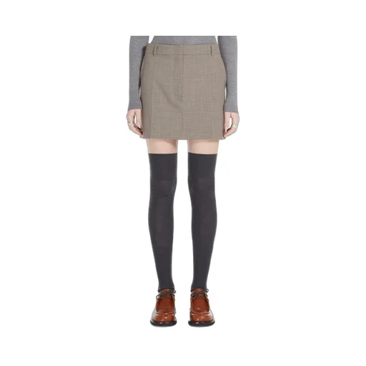 Checked Mini Skirt