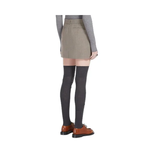 Checked Mini Skirt