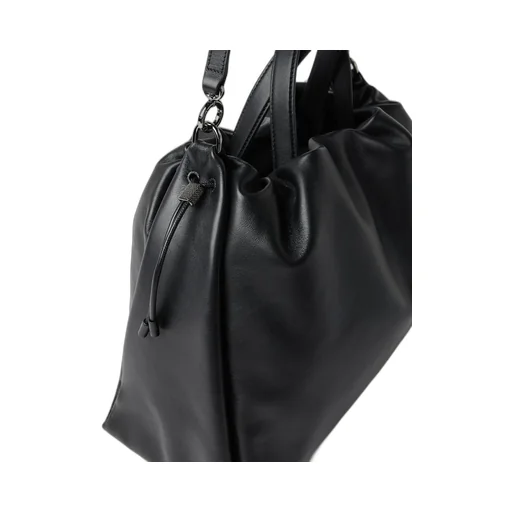 Brunello Cucinelli Mellow Monili Detailed Large Shopper Bag