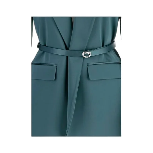 Pinko Long Sheer Sleeved Satin Jacket