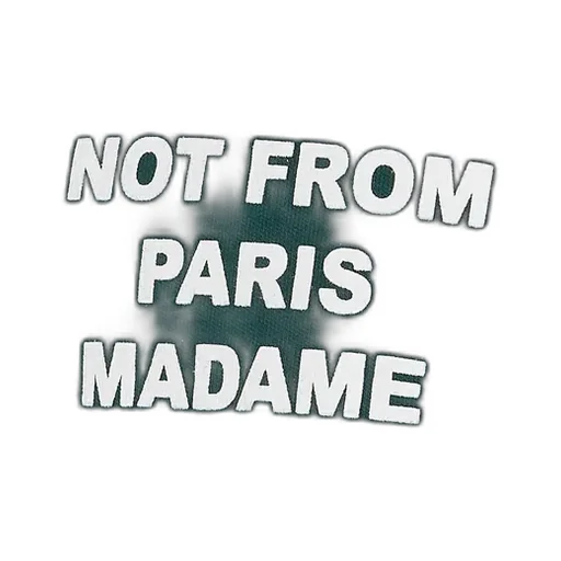DrÔLe De Monsieur Le T-Shirt Slogan T-Shirt