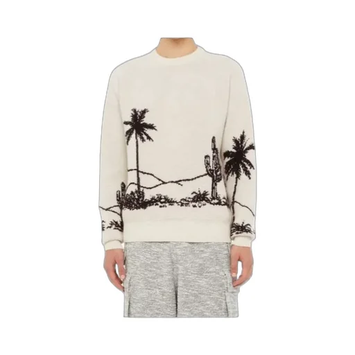 Desert Print-Knitted Jumper