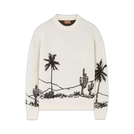Desert Print-Knitted Jumper